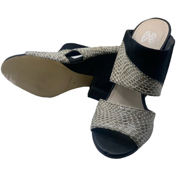Victoria's Secret Womens Animal Snake Print Wedges Shoes Size 6B - Picture 3 of 4